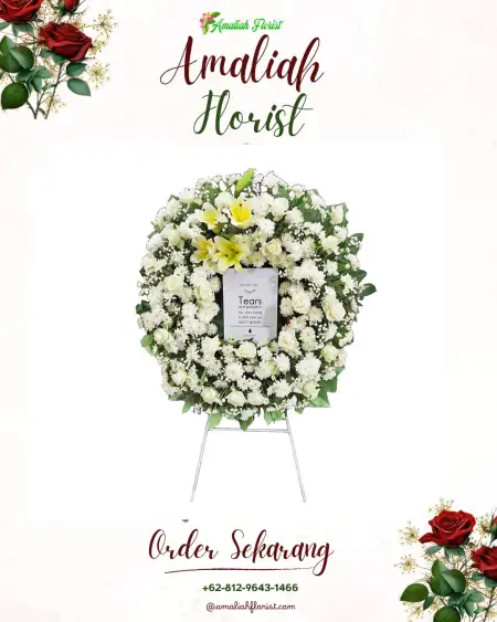 Krans Bunga Duka Anggut Dalam